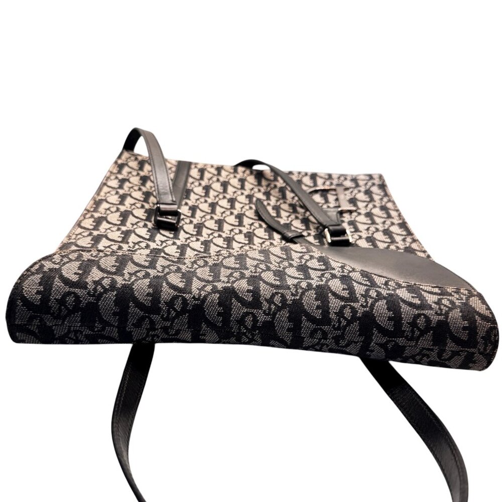 Vintage Dior Trotter Diorissimo Saddle Tote Bag - Picture 13 of 13